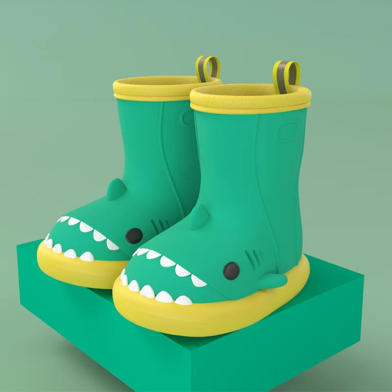 2024 New Wholesale Toddler Rubber Gum Boots Waterproof Children Wellies Rain Boots For Kids