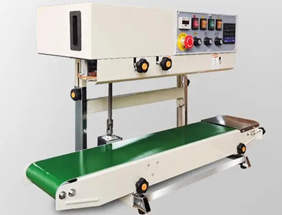 Vertical type ink roller continuous band plastic bag sealer sealing machine with digital control