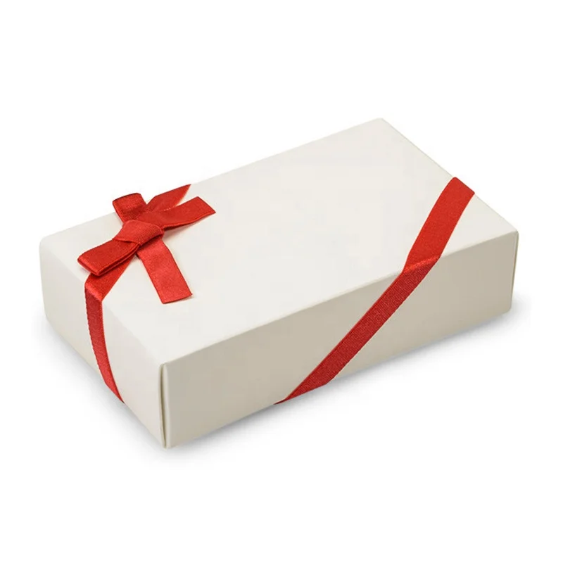 pre-tied satin ribbon elastic bow with stretch loop for gift box decorative