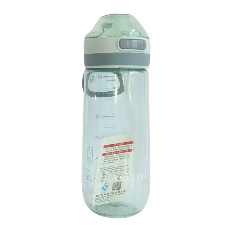 New Arrivals Bouteille Sportif Taizhou Tritan Bpa Free Clear Plastic Gym Drinking Water Bottle With Straw