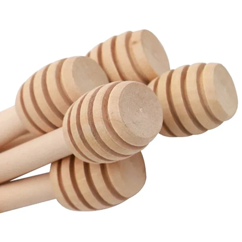Personalized Wood Honey Stir Bar Customized Engraving Mini Wooden Honey Spoon Wedding Party Gift Kitchen Dessert Utensils