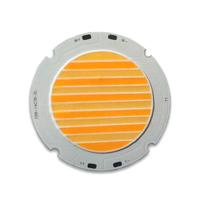 Sanan Epistar Bridgelux High CRI 200W 100W COB LED Chip High Power Bi color 3000K 5600K CRI97 CRI95 CRI90 CRI98 Tiger Stripe