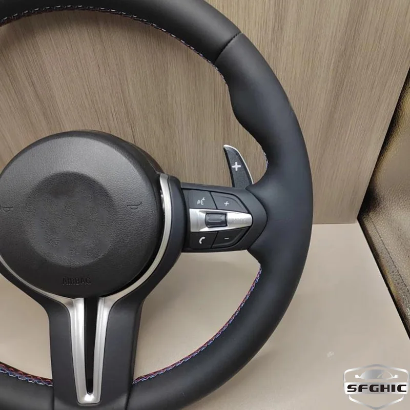 For BMW E90 E60 E46 F10 F30 Steering Wheel  High Quality Car Interior Accessories Full Leather Sport Car Steering Wheel
