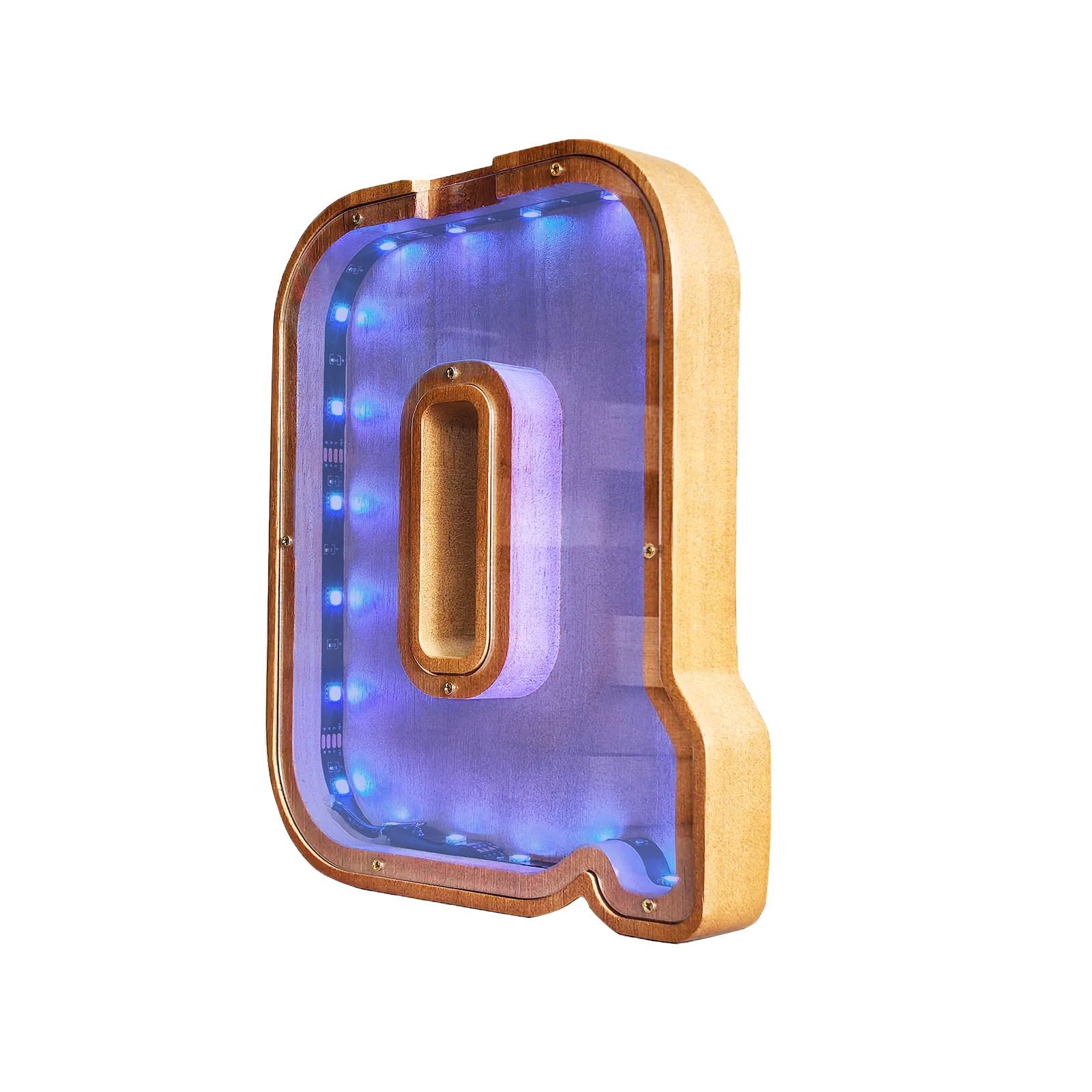 Wooden Piggy Bank Capital Letters for Children Birthday Gifts