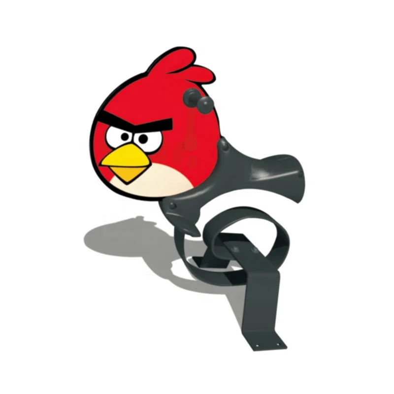 Moetry High Quality Spring Rocker PE Board Material Animal Rider Bird Rocker for Kids Park Outdoor Playground