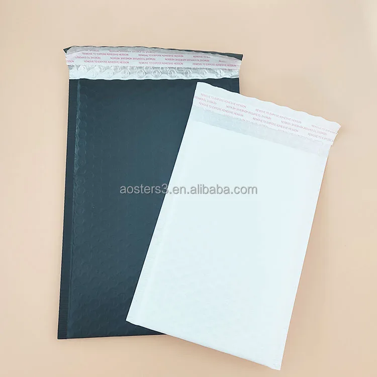 Custom Shipping Envelope Padded Compostable 100% Biodegradable Bubble Mailers Bags With Logos