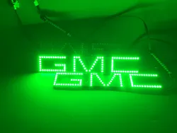 led halo ring GMC emblem light waterproof angel eyes truck front light