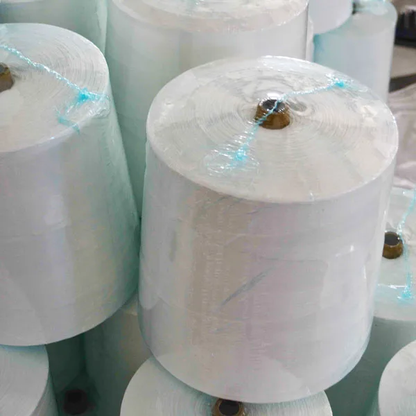 Китайское производство, 100% полиэфирная швейная нить для закрытия мешков, 12/4 20/6