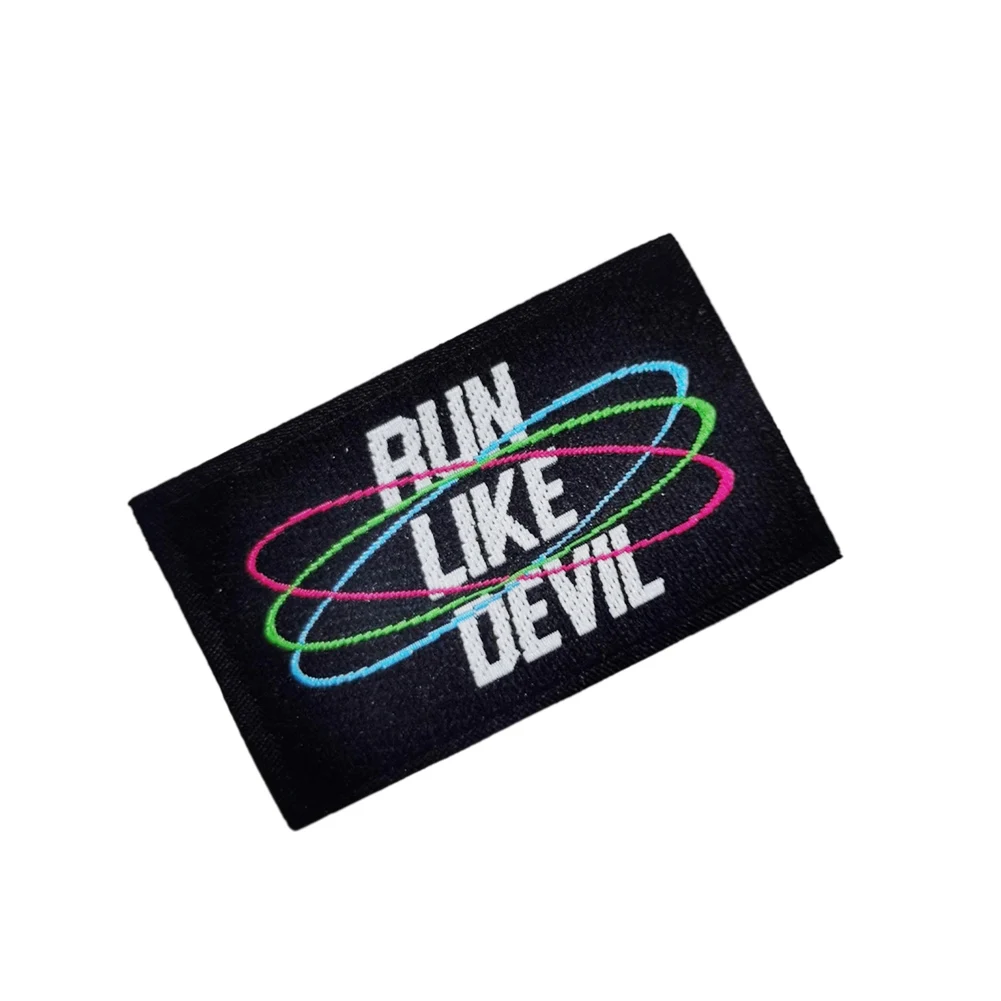 Custom Clothing Brand Name Logo Woven Garment labels Etiquettes Vetements