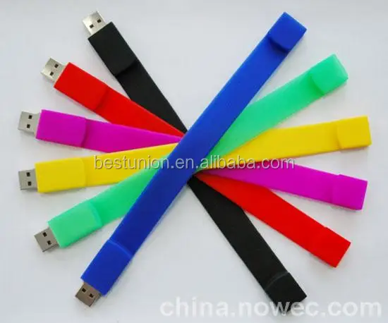 
promotional gift bracelet USB2.0 memory pendrive 1GB 2GB 4GB 8GB 16GB 32G USB key 