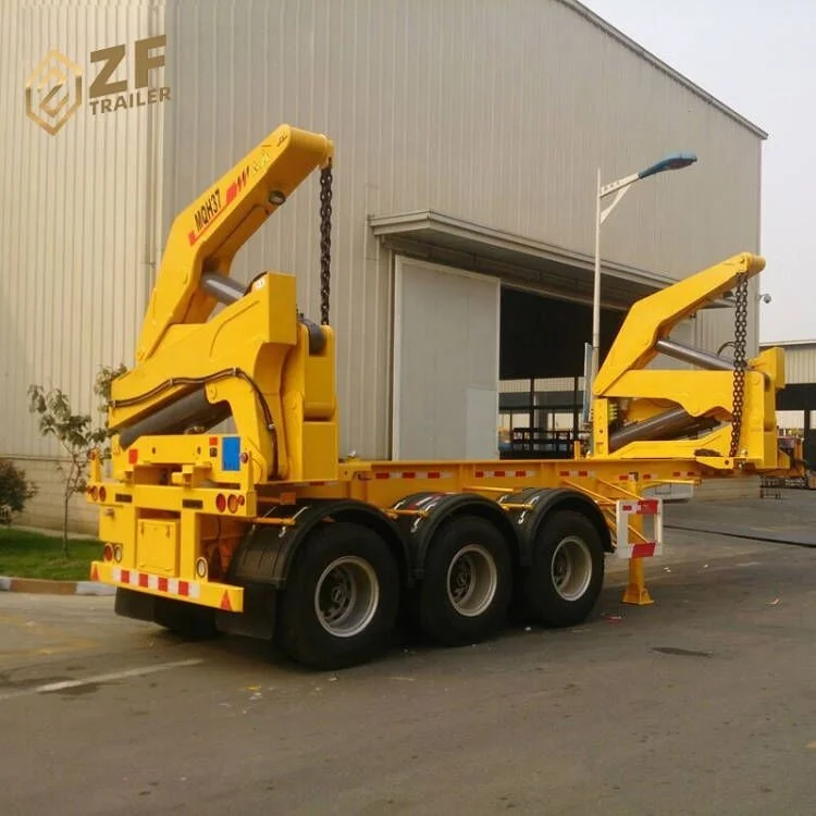 3 axles 20 ft 40 feet self loader container trailer for sale