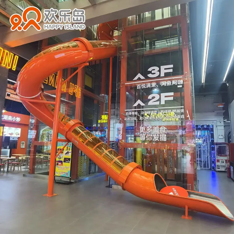 304 Stainless Steel Slides For Sale Landscape Sculpture Swing Climbing Net High Quality Playsets Outdoor Playground Theme Park