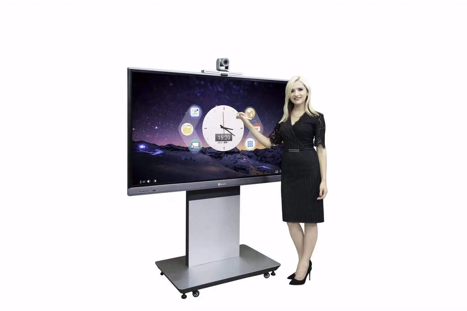 Portable Finger Multi Touch Screen Smart LCD Display Classroom Electronic Digital Interactive Whiteboard for School