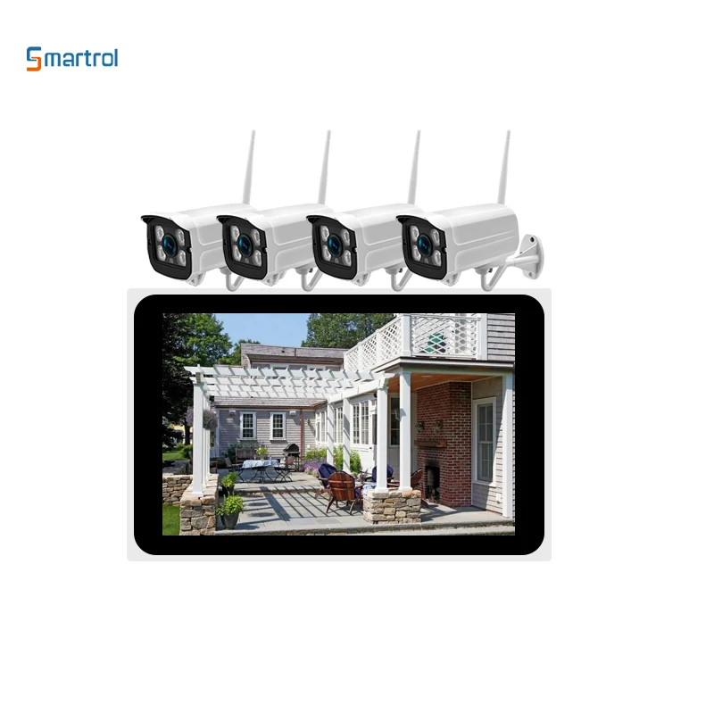 4 Channel 8 Channel Wireless CCTV Security Wifi Camera Kit NVR System