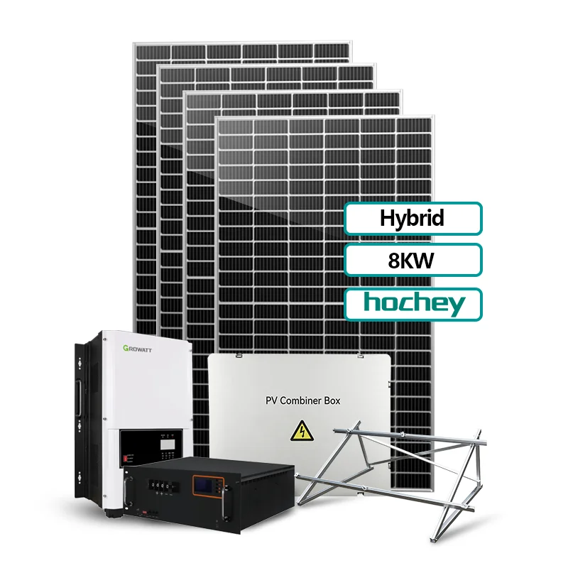 Hochey Photovoltaic PV Generator Energy Systems 1KW 2KW 3KW 4KW 5KW 6KW 7KW 8KW Solar Inverter Complete Kit Hybrid Solar Set