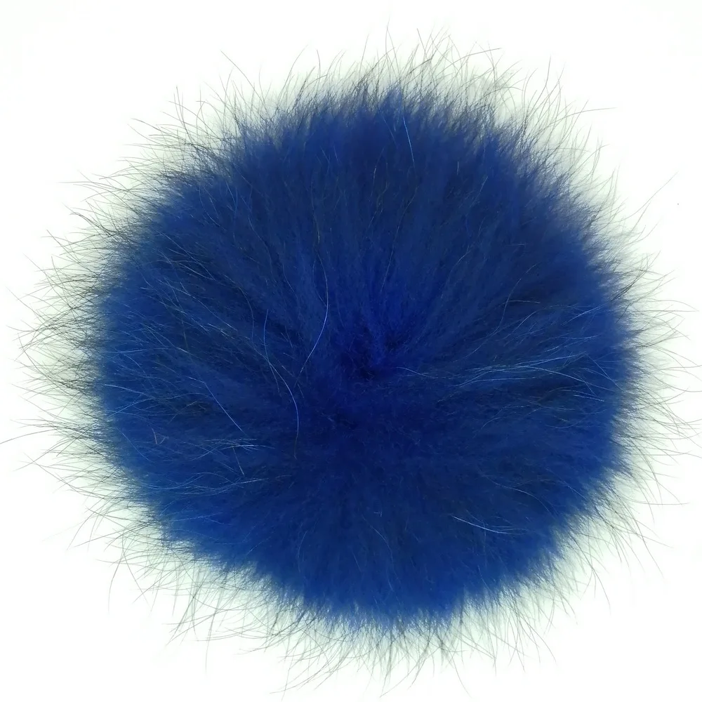 15cm Top quality genuine fur pompon real raccoon fur ball fluffy raccoon fur pom pom