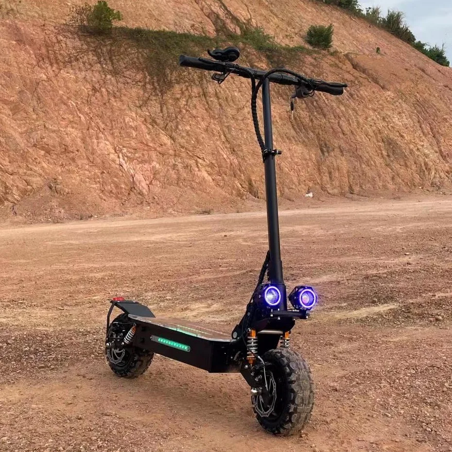 USA Ready Stock 11 Inch 60V 5600W Oil Brake CRUISE CONTROL With Key E scooter Off Road Adult Electric Scooter