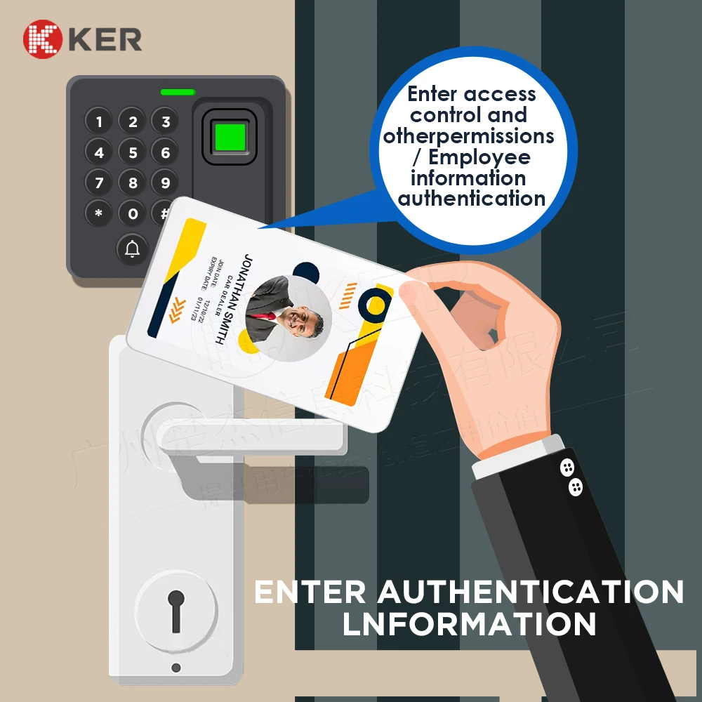 Electronic work badge nfc electronic label e-ink paper display smart card office electronic employee badge no battery