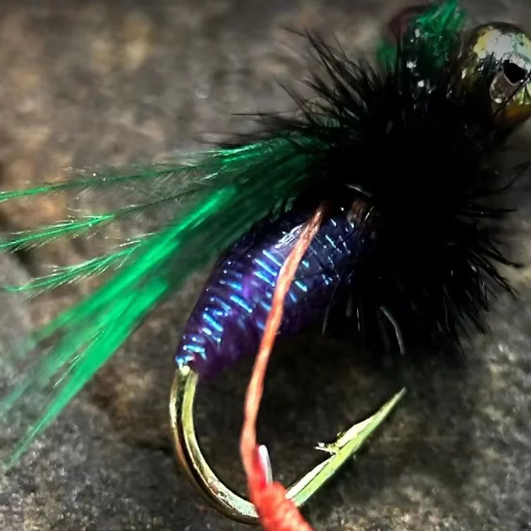 Hunthouse  Oem Trout Lure Assortment Fly Fishing Streamer Flies Hand Tied Artificial Fishing Baits Tackles Insect Lures