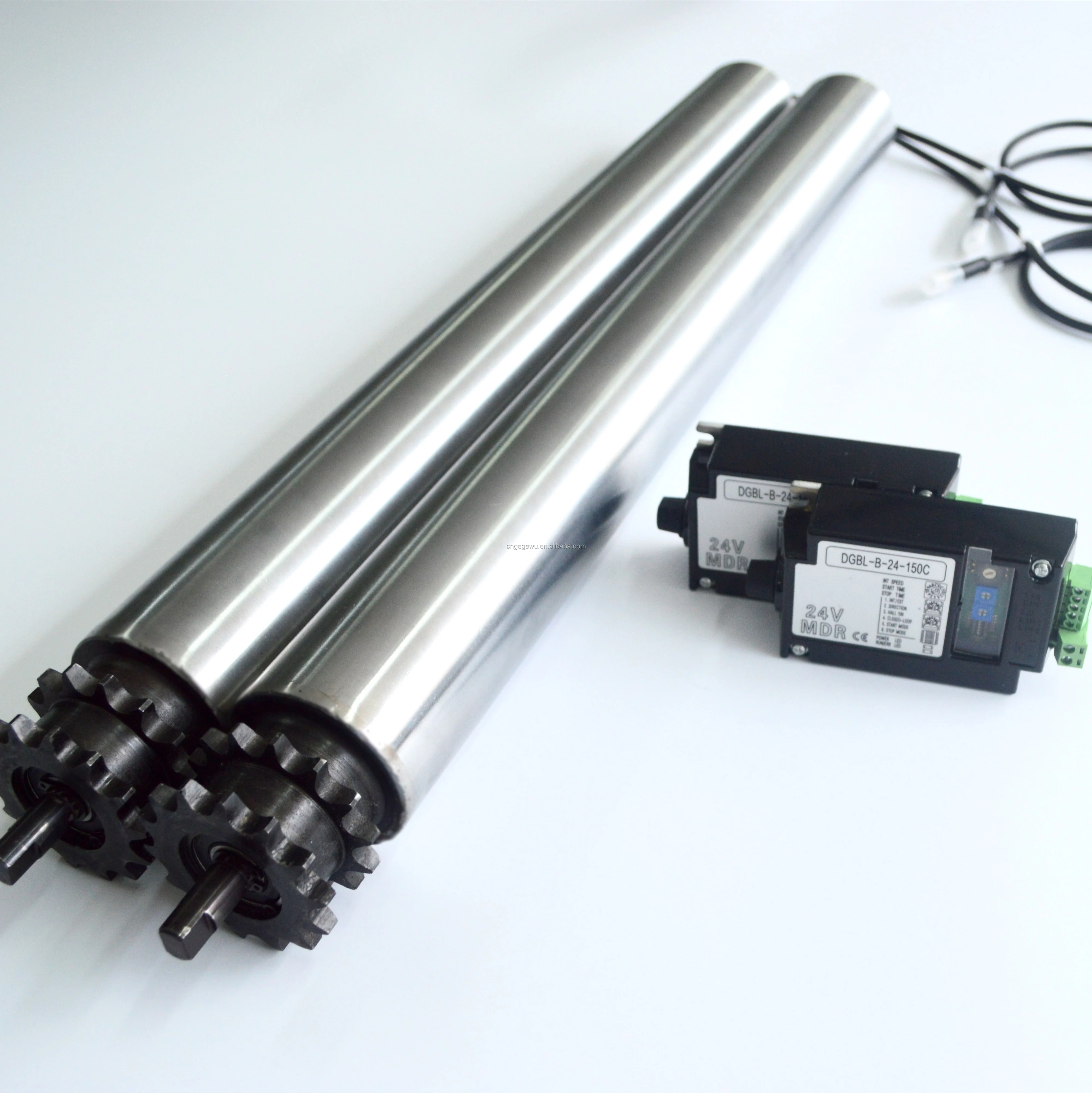 Conveyor belt stainless steel roller sprocket mechanical transmission roller non-powered roller /drum motors