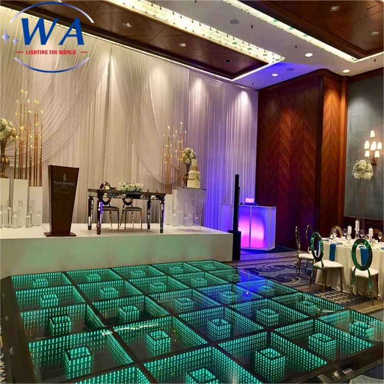 Украшение для ночного клуба, сценический 3D светящийся танцпол для диджея