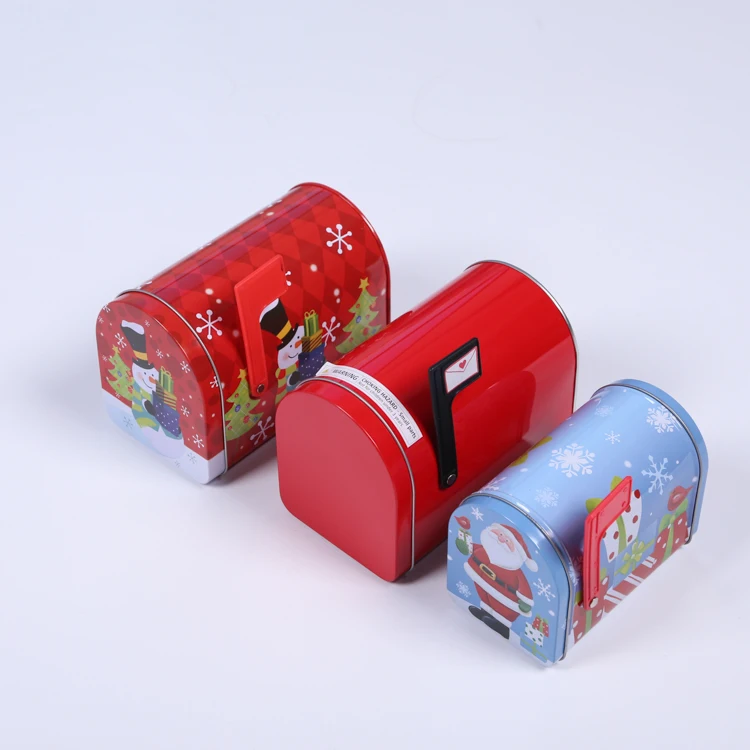 Metal cute playing card tins with plastic flag