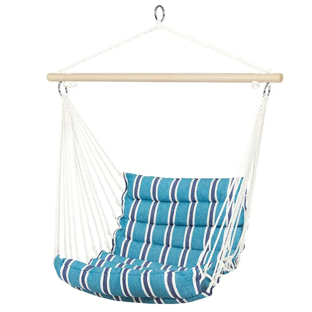 
Deluxe Padded Cotton Luxury Canvas quilted swing hammock chair 