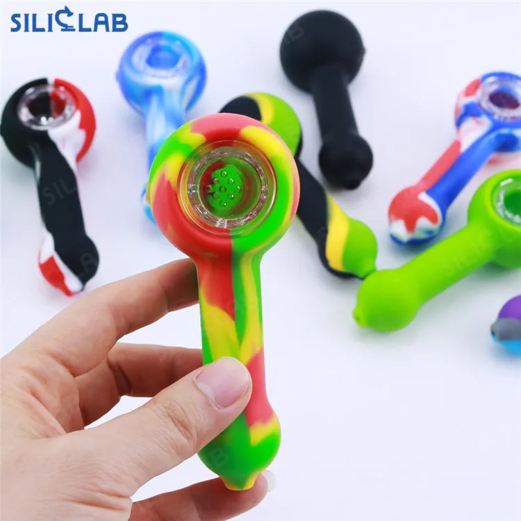 Puff Hornitos Dual Tobacco Weed Accessories Smoking Glass Bowl Tobacco Pipe Dabs Rig Crystal Smoke Pipe Glass Oil Burner Pipes