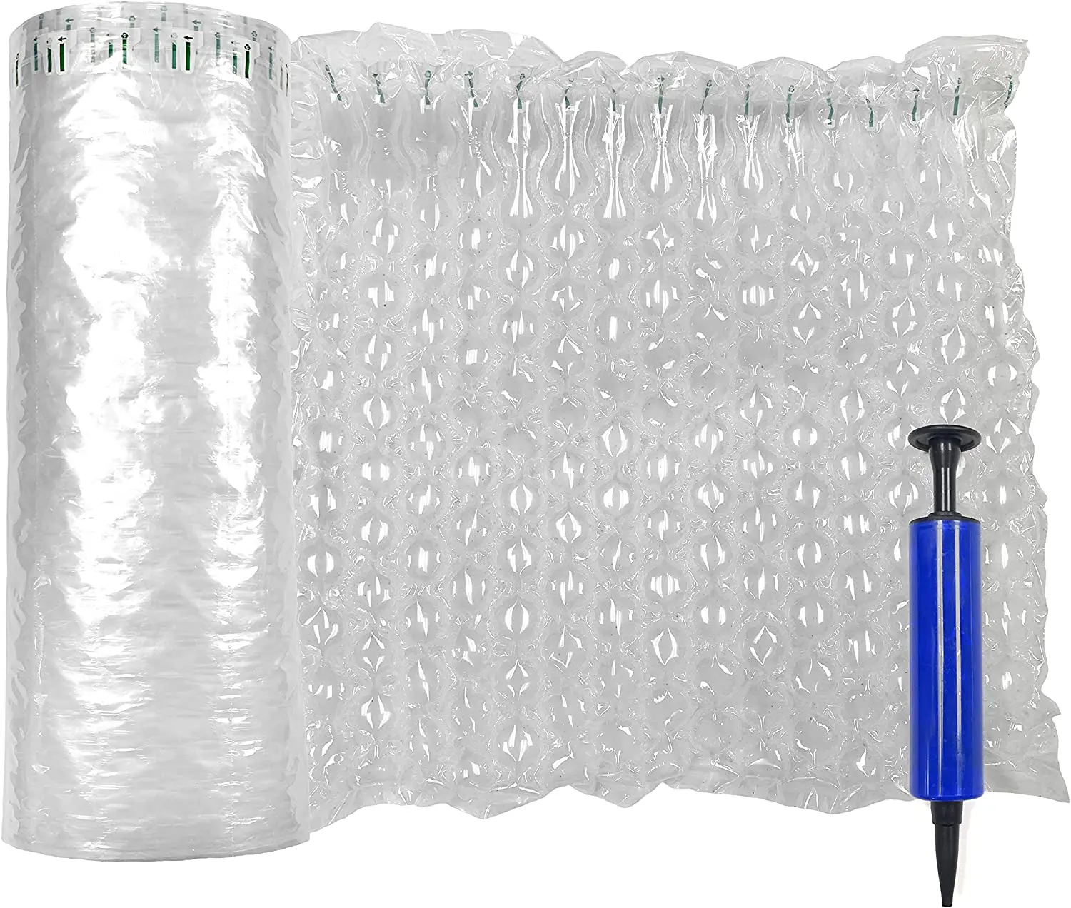 Bubble Roll Inflatable Filled Air Cushion Film Bag Wrap Pack Air Packaging Materials Inflat Pillow Bag Roll