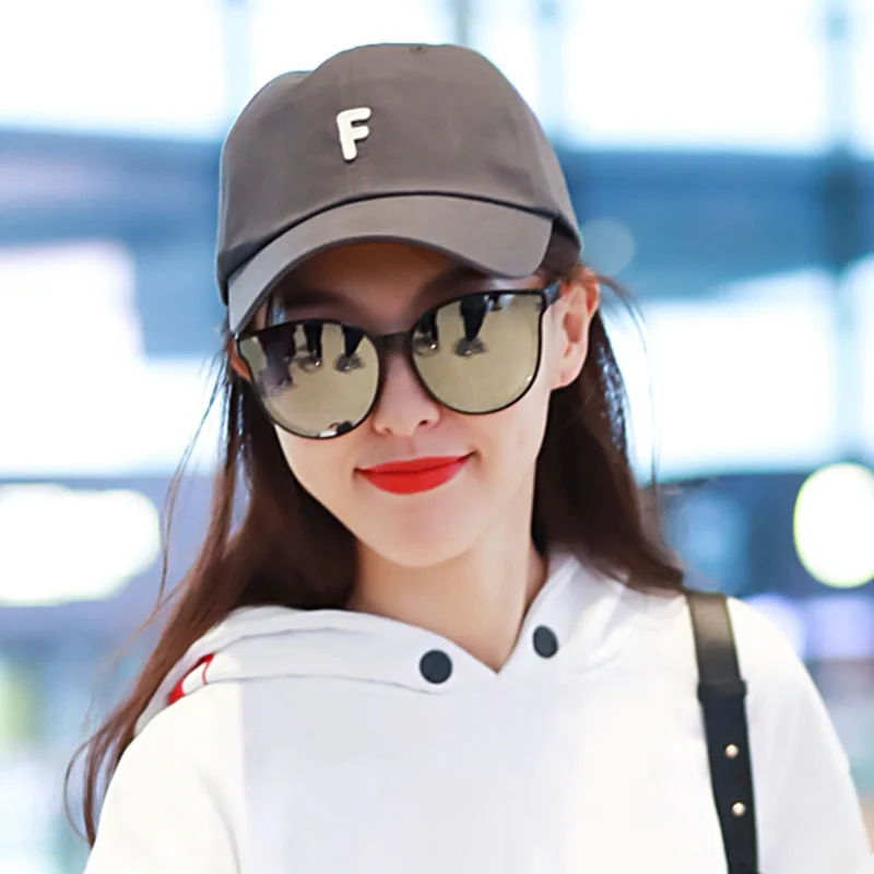 Euramerican Trendy New Cat Eye Large Frame Unisex Shades K-style  UV400 Sunglasses