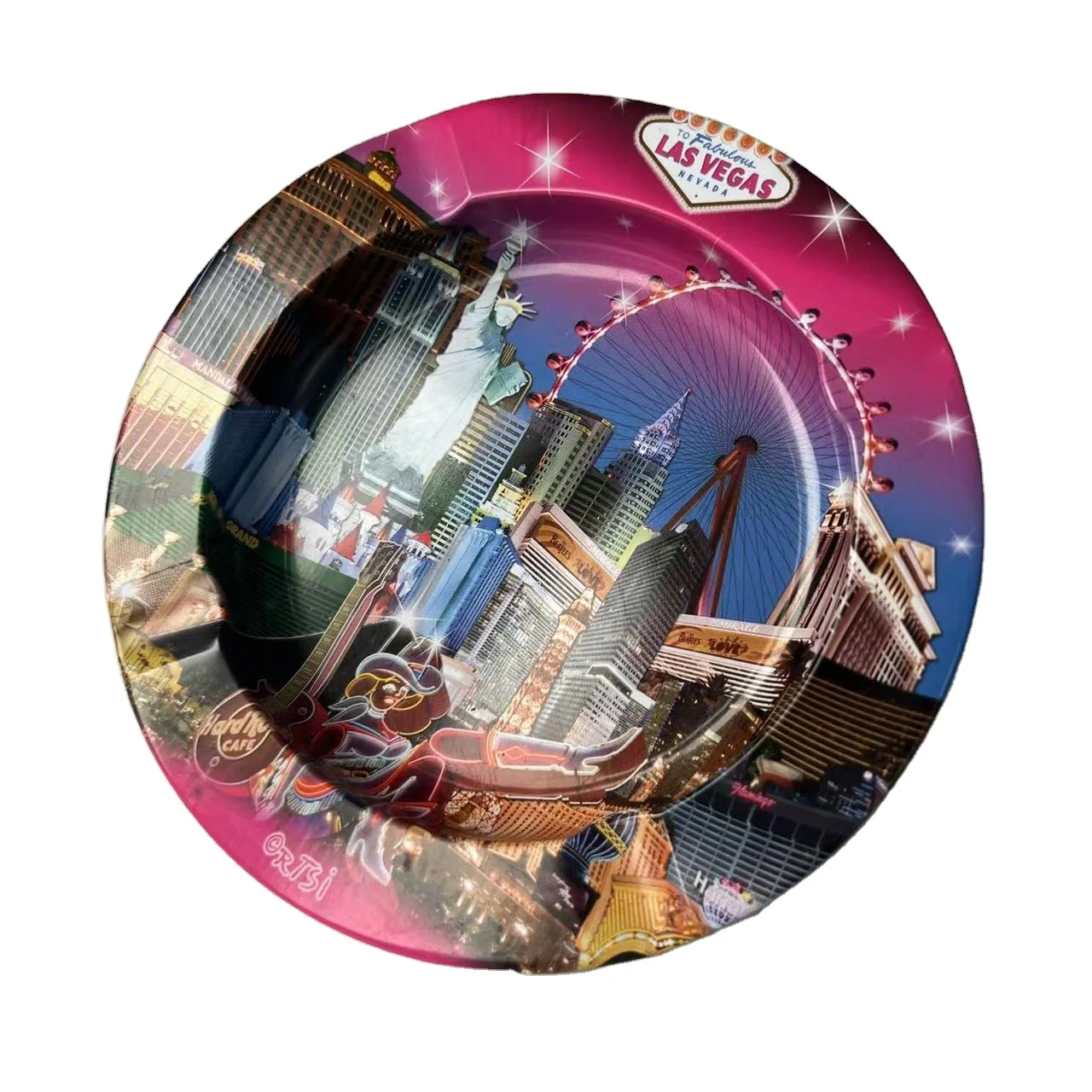 Custom Logo Ashtrays Portable Pocket Smoking Absorbing Accessories Small Round Cigar Metal Tin Ashtray