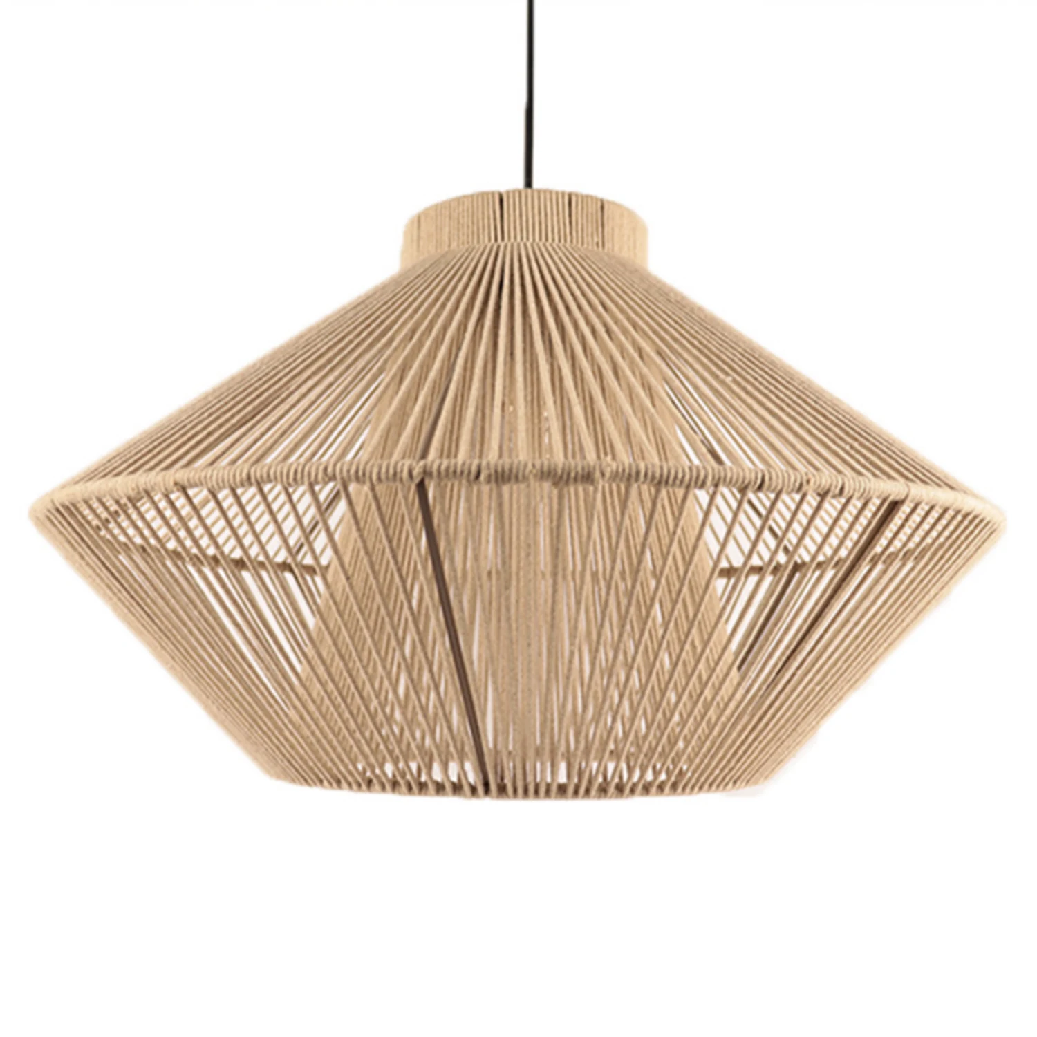 Vintage Water lotus chandelier warm light indoor lighting E27/E26 bulbs pendant lamp with sea grass