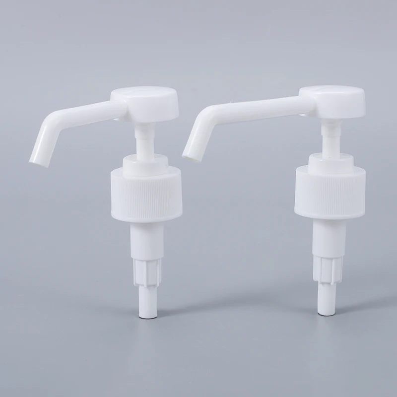 Plastic hand wash 24/410 28/410 long nozzle plastic pump spray caps for alcohol disinfectant
