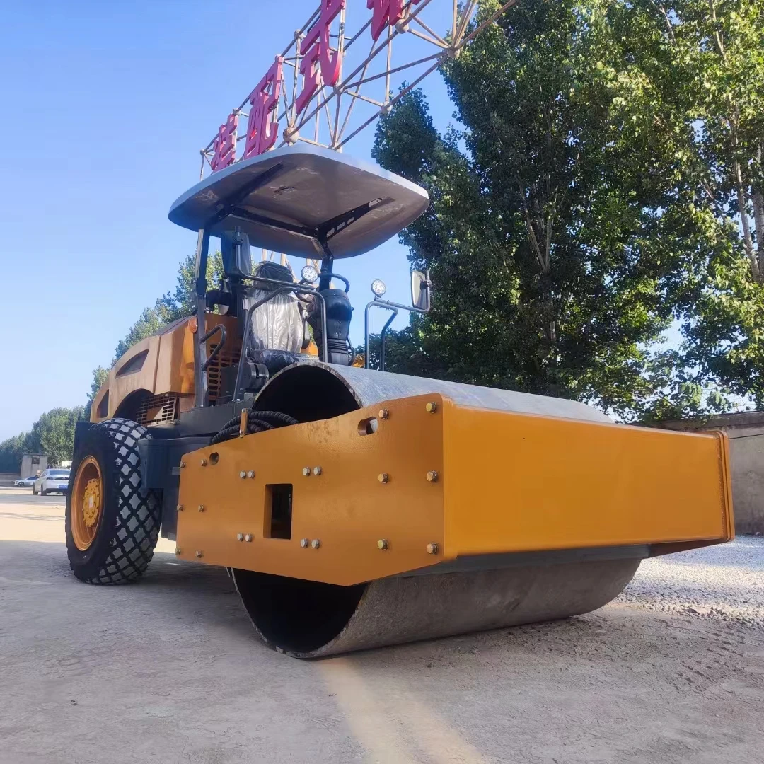 Compact Road Roller Double Drum with Hydraulic Features for Sale
