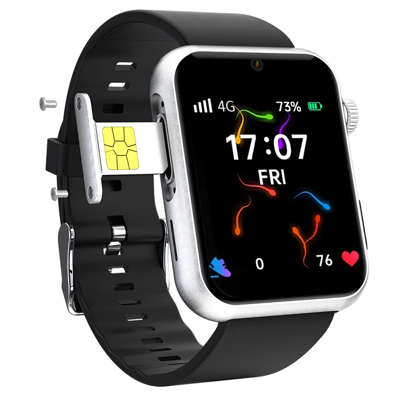 
 4G Смарт-часы 5 миллионов Pxels HD Двойная камера Спортивные GPS Смарт-часы, Android видеозвонки телефон 4G часы с Google Play  