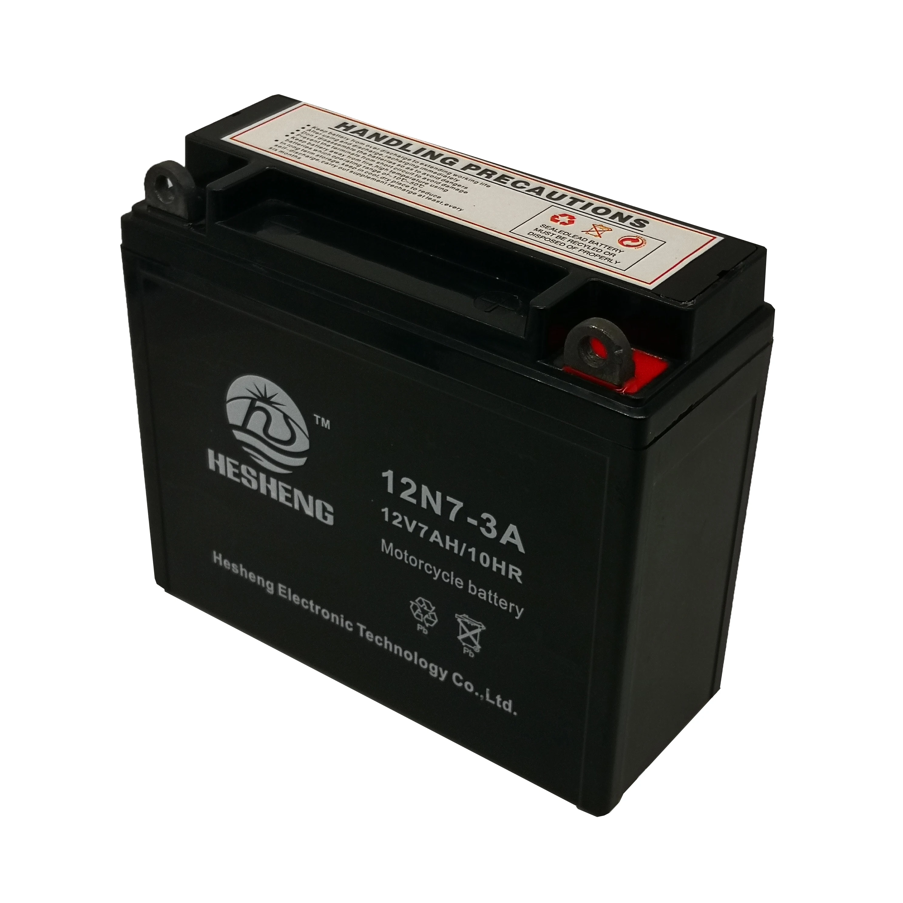 12V7ah Motorcycle Battery 12N7-3A Maintenance-free lead-acid battery
