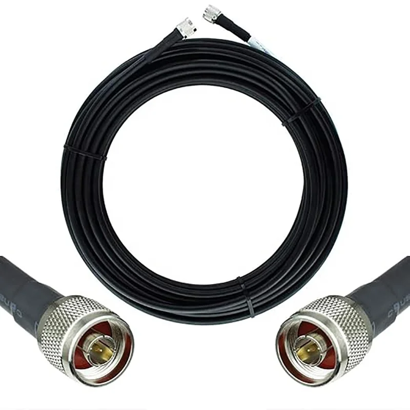 Low Loss Coaxial N Type LMR400 Crimp LMR400 35m LMR400 Cable High Quality