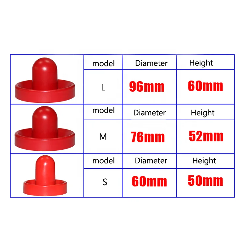 Sports Entertainment Ice hockey table round board  Red Plastic Mini Air Hockey  Pucks High Quality Children Table Toys