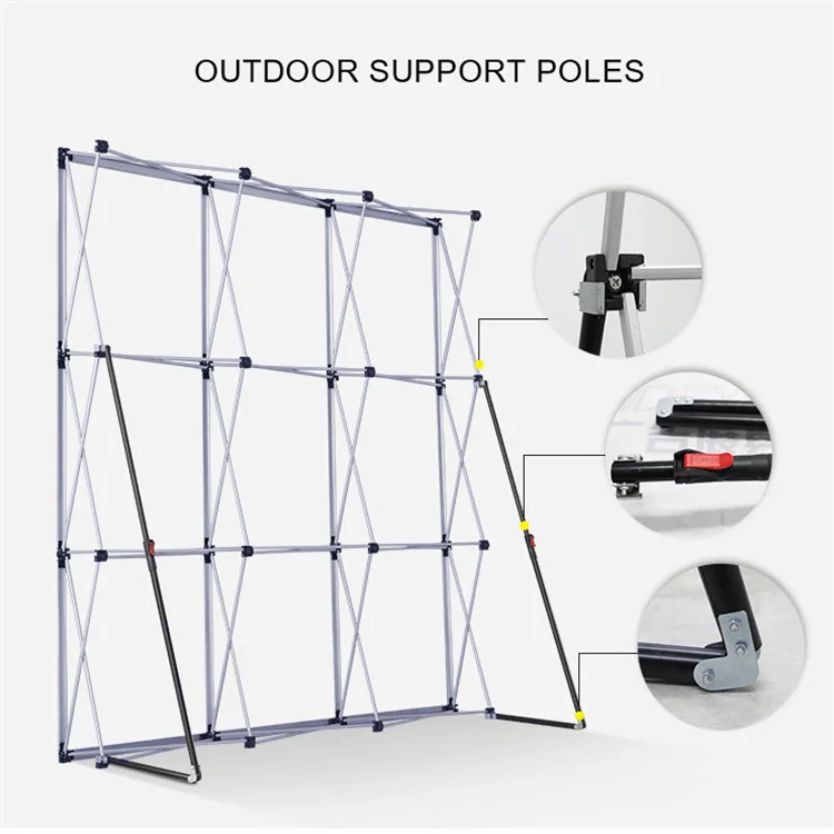 Cheap Price 10 x 10 Roll Up Banner Outdoor Pvc Fabric Backdrop Stand Advertising Popup Display