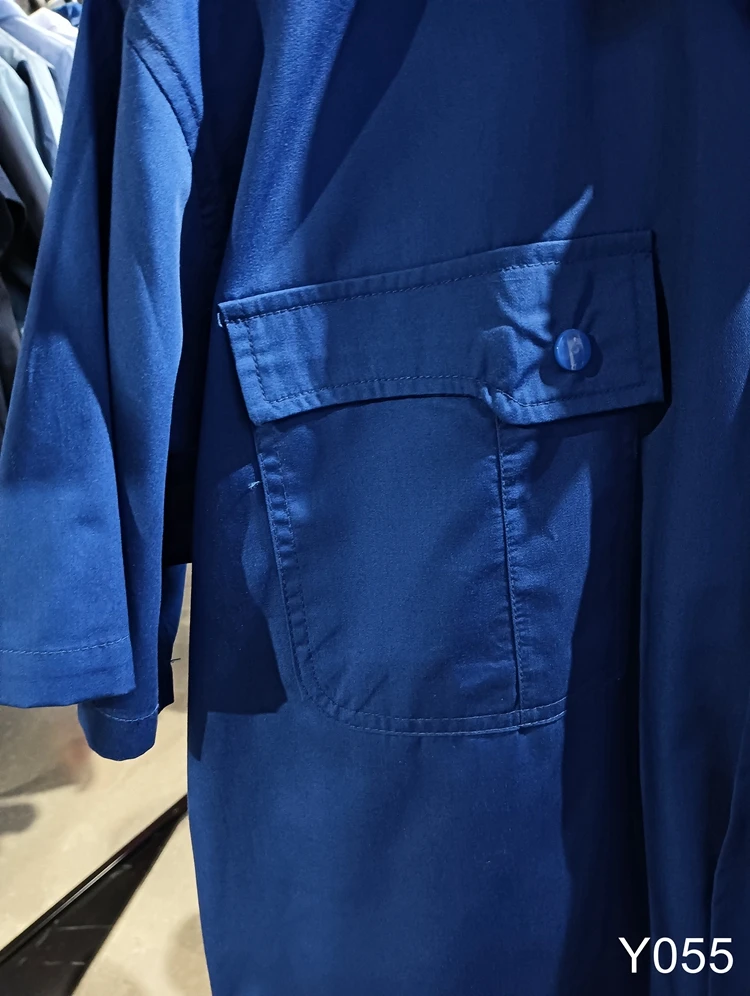 Industrial Safety Workwear Inherent fireproof cotton rip stop Work Men Shirt Fire Retardant Men Work Shirt