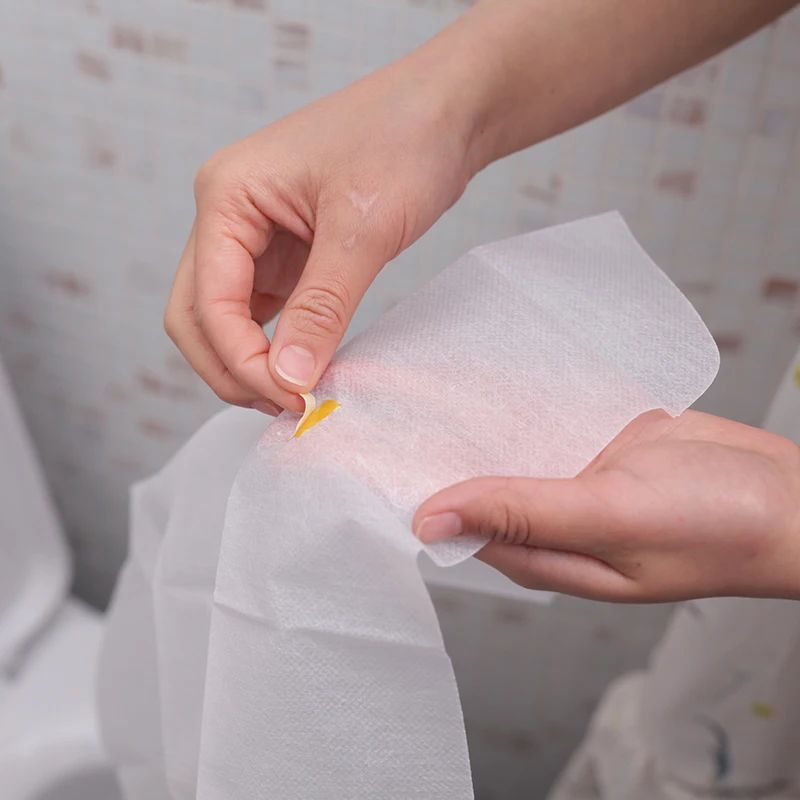 Toilet Seat Cushion Wholesale Environmental Sanitation Disposable 1 Sheet Nonwovens 48*38cm General Bagged Single-piece Set