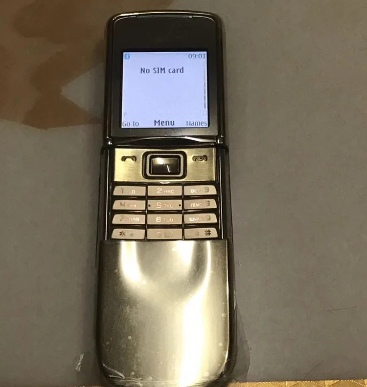 Slide phone WCDMA New mobile phone for Nokia 8800 sirocco Gold