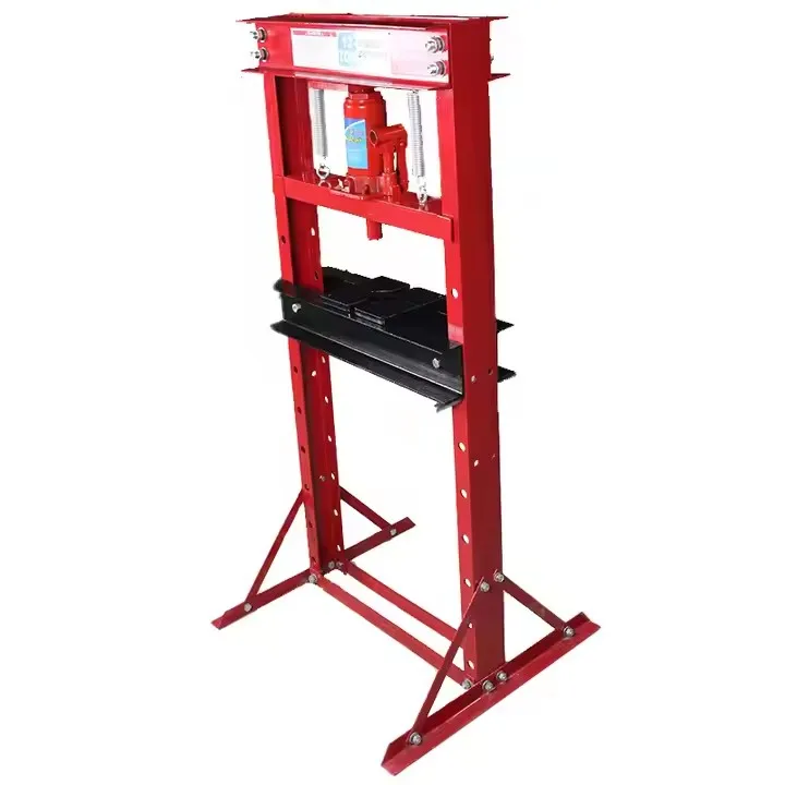 Small Press Hand Pump 12 Ton Adjustable H Frame hydraulic shop press