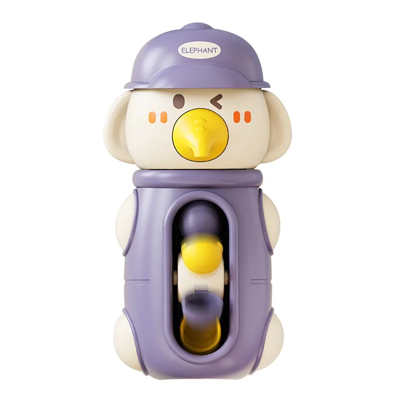 Cute Elephant Duck Baby Bath Toy Bathroom Shower Play Water Waterfall Fill Spin Waterwheel Bathtub Baby bath toy Duck wheel