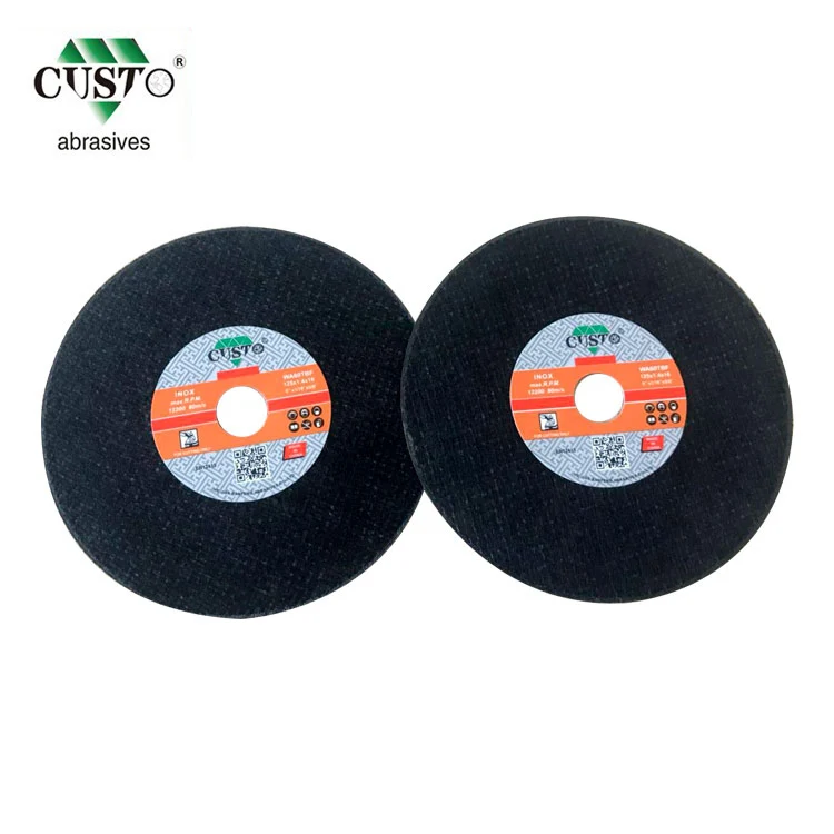 MPA EN12413 Angle Steel Cutting Disc for Stainless Steel Double Mesh Design Higher Tensile