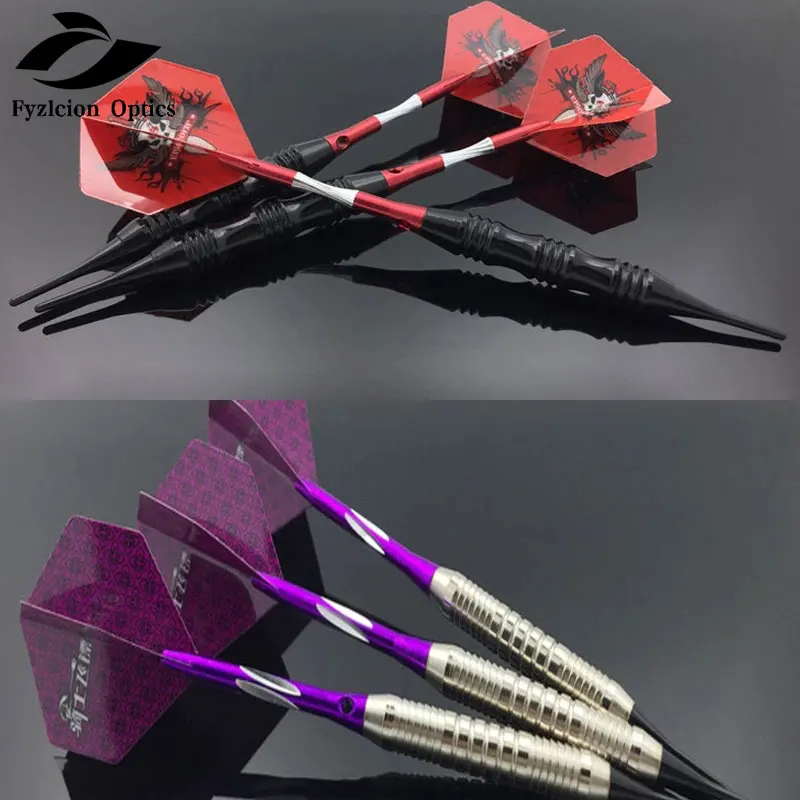 3Pcs / Set 18g/20g Professional Soft Tip darts Electronic Dartboard Aluminum Alloy Dart Flights Sports Shooting