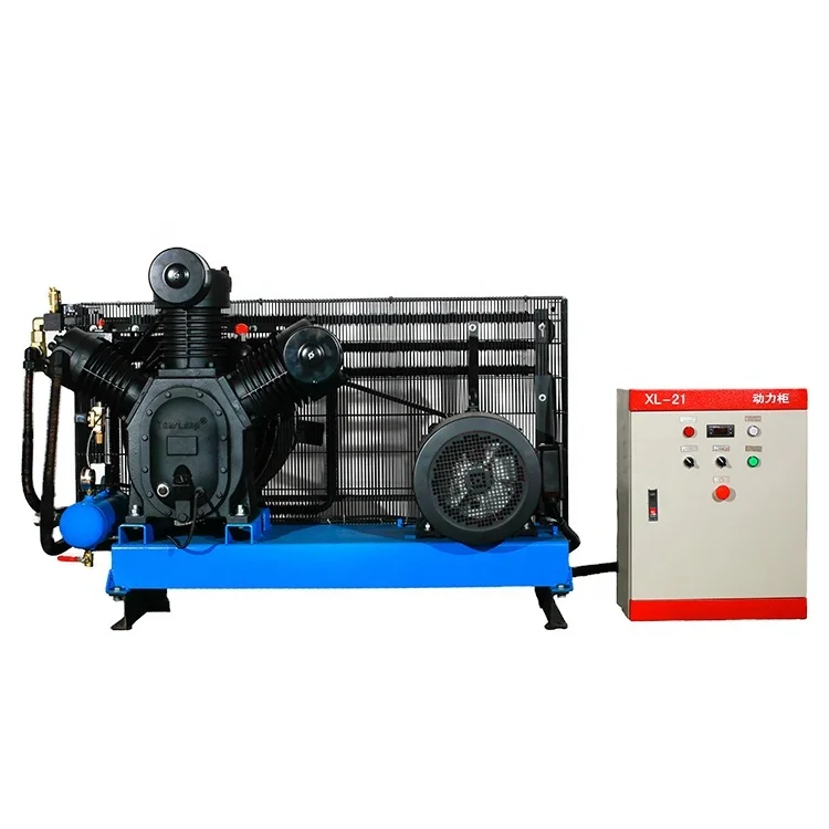 
30HP Medium High Pressure Piston Air Compressor for PET Bottle Blowing Plant 