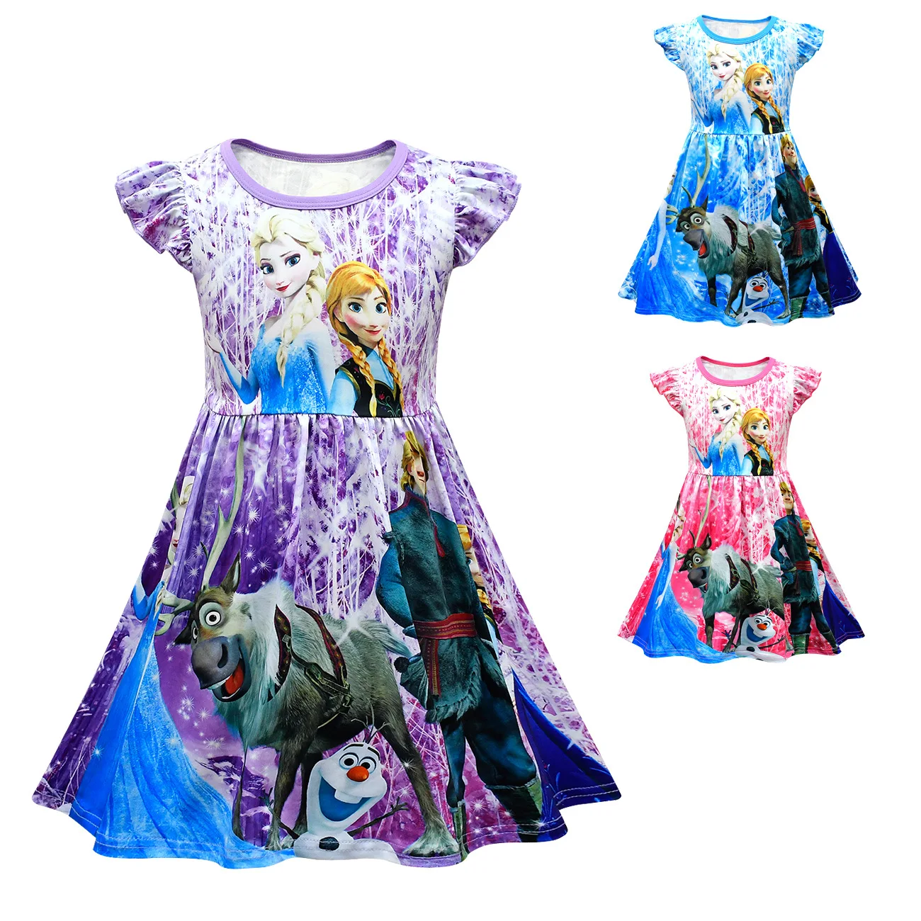 
2021 Summer Baby Dress Beautiful Fashion Girls Infant Princess Dresses Children Soft Clothes Kids Clothing Dress 