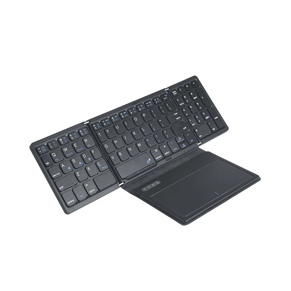2023 folding BT 84-key keyboard with holder scissor structure 84-key keyboards Mini Wireless 84-key keyboard for laptop pc