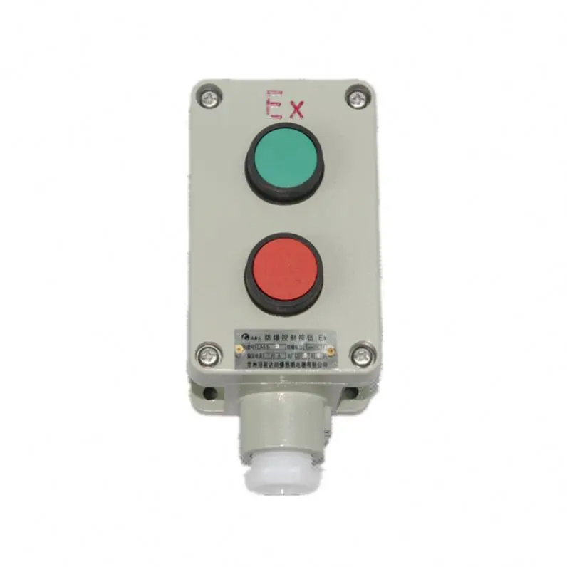 Waterproof round explosion proof control switches push button